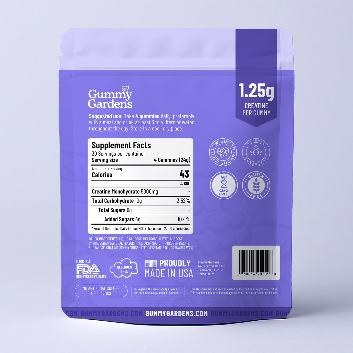Creatine Gummies for Muscle Recovery & Focus