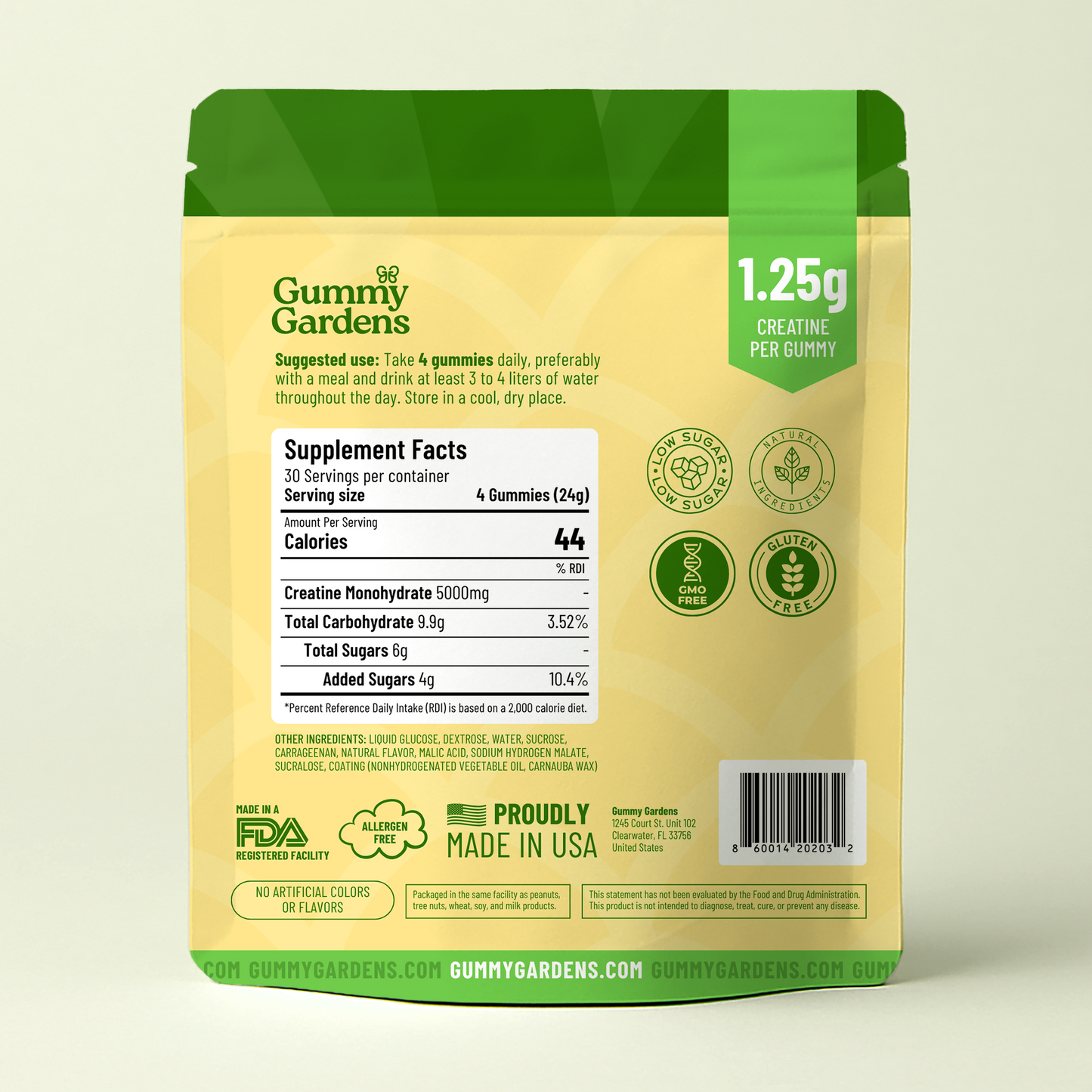 Creatine Gummies for Muscle Recovery & Focus
