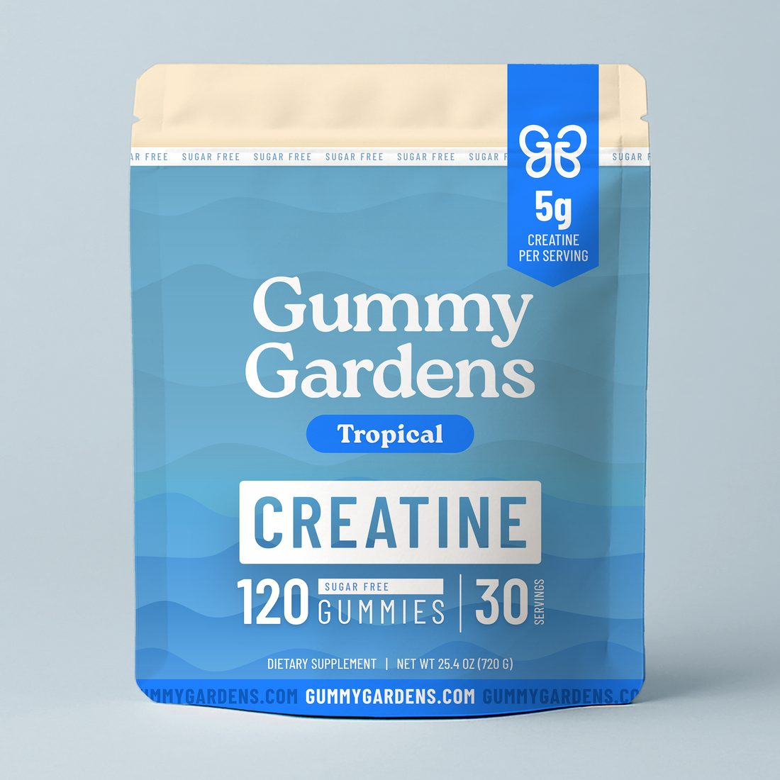 Gummy Gardens Sugar-Free Creatine Gummies — 5g zero-sugar dose