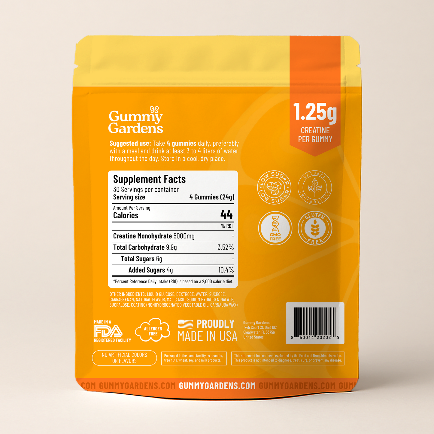 Creatine Gummies for Muscle Recovery & Focus