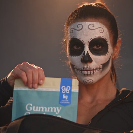 Tropical creatine gummies Halloween video
