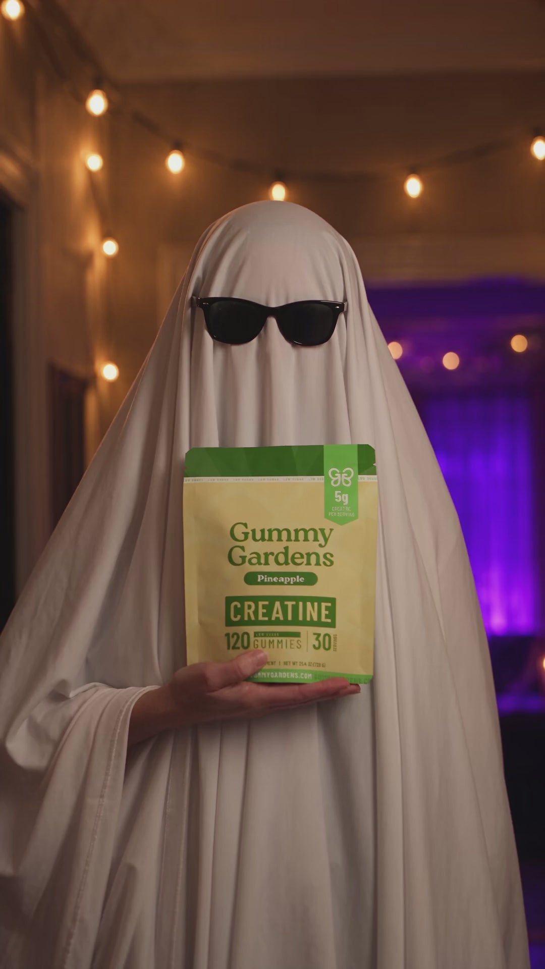 Pineapple creatine gummies Halloween video